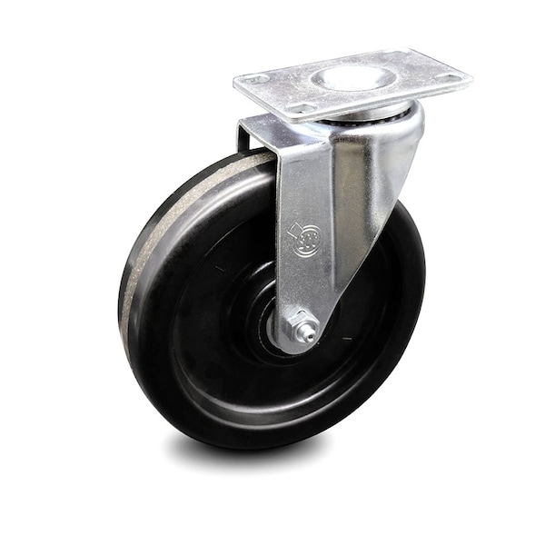 6 Inch Phenolic Wheel Swivel Top Plate Caster